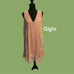 WOMENS SIZE LARGE SLEEVELESS CASUAL DRESS BY GIGIO GENTLY WORN